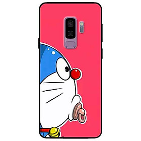 Ốp lưng in cho Samsung S9 Plus Mẫu Doremon Nền Hồng