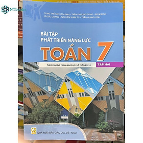 Sách Bài tập phát triển năng lực Toán lớp 7 Tập 2 (Theo chương trình giáo dục phổ thông 2018)