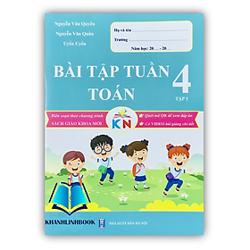 Sách - Bài tập tuần toán 4 - tập 1 ( kết nối )