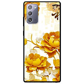 Ốp lưng dành cho Samsung Galaxy Note 20 mẫu Mẫu Đơn Vàng