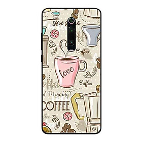 Ốp Lưng in cho Xiaomi Redmi K20 Pro Mẫu Họa Tiết Cà Phê - Hàng Chính Hãng