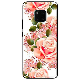 Ốp lưng in cho Huawei Mate 20 Pro mẫu Hoa Hồng Nhạt - Hàng chính hãng