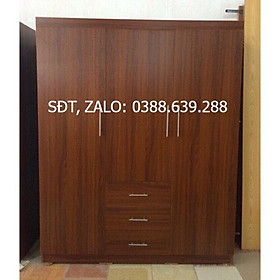 Tủ melamin vân gỗ cao cấp