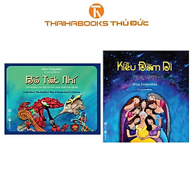 Sách - Bồ Tát Nhí + Kiều Đàm Di - Bộ Sách Tranh Song Ngữ Về Phật Giáo Dành Cho Thiếu Nhi - Thái Hà Books