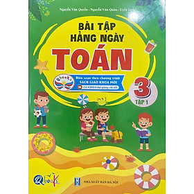 Bài tập hằng ngày Toán 3 tập 1 - Biên soạn theo chương trình SGK Cánh diều