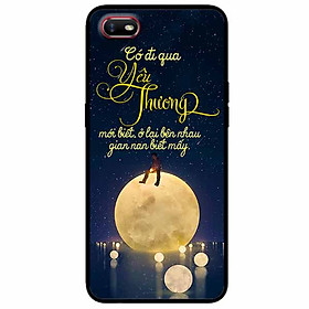 Ốp lưng in cho Oppo A1K Mẫu Đi Qua Yêu Thương