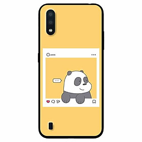 Ốp lưng dành cho Samsung A01 mẫu Chú Gấu Khung Hình