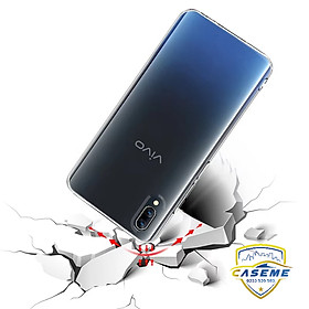 Ốp lưng dành cho VIVO Y93 silicon TPU dẻo trong suốt dày dặn chống sốc, chống xước cao cấp - Hàng chính hãng