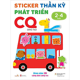 Sticker Thần Kỳ Phát Triển CQ Sáng Tạo 2-4 Tuổi