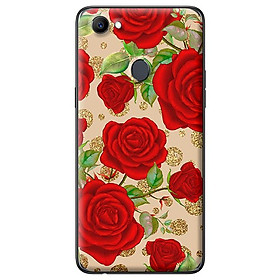 Ốp lưng cho Oppo F7 NỀN HOA HỒNG 3 - Hàng chính hãng