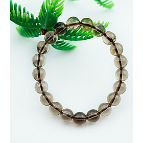 Vòng Tay Đá Thạch Anh Khói Smoky Quartz Tự Nhiên 8mm 21 hạt