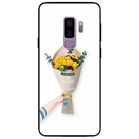 Ốp lưng in cho Samsung S9 Plus Mẫu Bó Hoa Hướng Dương