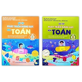 Sách - Combo Bài tập phát triển năng lực môn Toán lớp 3 - Tập 1 + 2 ( Kết Nối )