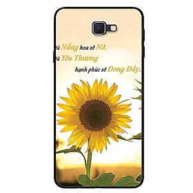 Ốp lưng dành cho Samsung J7 Prime mẫu Đủ Nắng Hoa Sẽ Nở