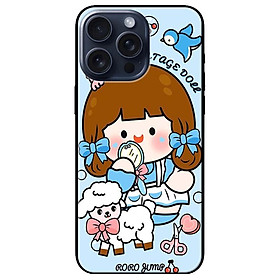 Ốp lưng dành cho Iphone 15 - Iphone 15 Plus - Iphone 15 Pro - Iphone 15 Pro Max - Búp Bê Cừu - Hàng Chính Hãng