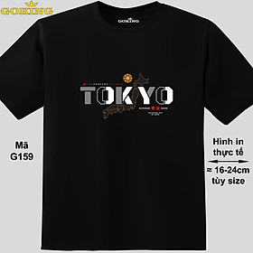 TOKYO, mã G159. Hãy tỏa sáng như kim cương, qua chiếc áo thun Goking siêu hot cho nam nữ trẻ em, áo phông cặp đôi, gia đình, đội nhóm