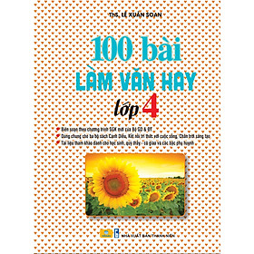 Sách - 100 Bài Làm Văn Hay Lớp 4 - ndbooks