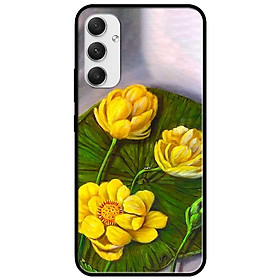 Ốp lưng cho Samsung A14 - A24 - A34 - A54 - A15 - A25 - A35 - A55 - Sen Vàng Xanh - Hàng Chính Hãng