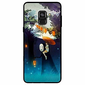 Ốp lưng dành cho Samsung A8 Plus mẫu Thiếu Nữ Dù Vàng