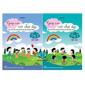 Sách - Combo Giúp em viết chữ đẹp lớp 3 tập 1 + 2 (Kết Nối) (KP)