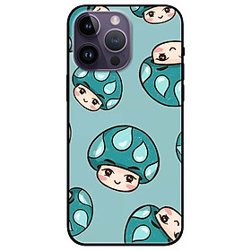 Ốp lưng dành cho Iphone 14 - Iphone 14 Plus - Iphone 14 Pro - Iphone 14 Pro Max - Nấm Xanh