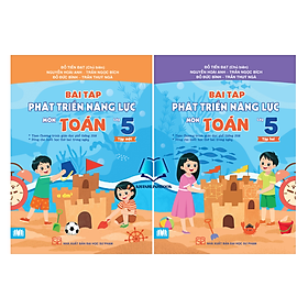 Sách - Combo Bài tập phát triển năng lực môn Toán + Tiếng việt lớp 5 - tập 1 + 2 (PB1) ( Cánh Diều)