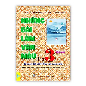 Sách - Những bài làm văn mẫu lớp 3 - Tập 2 ( Bộ sách kết nối tri thức với cuộc sống )