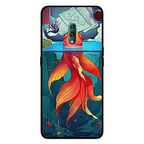 Ốp Lưng in cho Oppo K3 Mẫu Cá Vàng Bơi - Hàng Chính Hãng