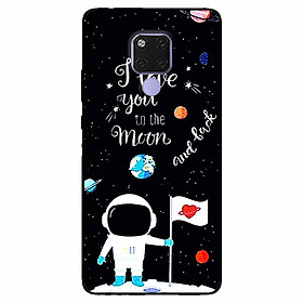 Ốp lưng dành cho Huawei Mate 20 mẫu Tình Yêu Vũ Trụ