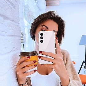Ốp lưng silicon dẻo cho Samsung Galaxy A34 5G hiệu Ultra Thin trong suốt mỏng 0.6mm độ trong tuyệt đối chống trầy xước - Hàng nhập khẩu