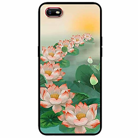 Ốp lưng in cho Oppo A1K Mẫu Bảy Đóa Sen