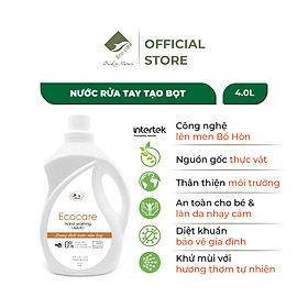 Nước rửa tay hữu cơ diệt khuẩn dạng bọt hương Cam 4Ll thương hiệu Ecocare