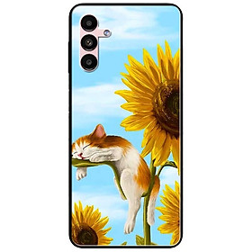 Ốp lưng dành cho Samsung A13 5G - Samsung A33 5G mẫu Mèo Ngủ Hoa
