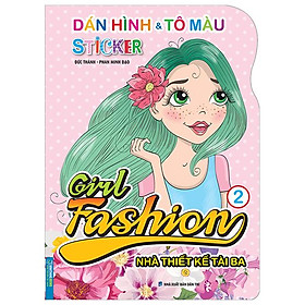 Dán Hình Và Tô Màu Sticker - Girl Fashion - Nhà Thiết Kế Tài Ba - Tập 2