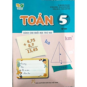Sách - Toán 5 dành cho buổi học thứ hai  - Kết Nối - GD