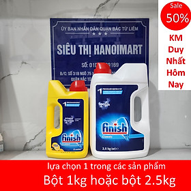 Combo nước làm bóng bát finish 800ml + Bột rửa bát finish 2.5kg dùng cho máy rửa bát