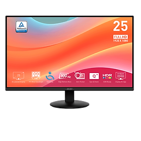 Màn Hình MSI Pro MP252L 24.5 inch – IPS Full HD, 100Hz, Chống Nháy, Bảo Vệ Mắt - GiaPhucStore | Hàng Chính Hãng