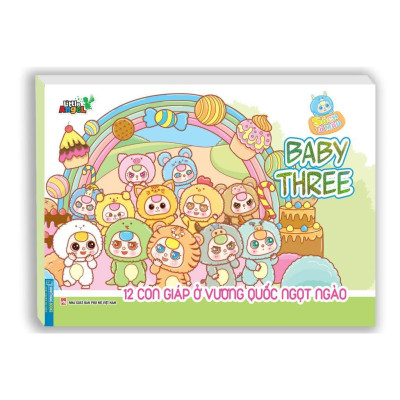 Sách Tô Màu - Tết Và Lễ Hội Truyền Thống + Baby Three 12 Con Giáp + Baby Three Ở Thế Giới Cổ Tích - Combo 3 Cuốn - Minh Thắng