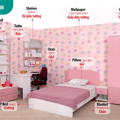 Từ Điển Bằng Hình - Khám Phá Ngôi Nhà Của Bé (Song Ngữ Anh - Việt)