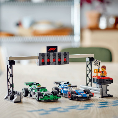 Đồ Chơi Lắp Ráp Đường Đua F1- Xe Vcarb Và Sauber LEGO CITY 60474 (313 chi tiết)