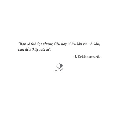 J. Krishnamurti Thực Tại Hiện Tiền