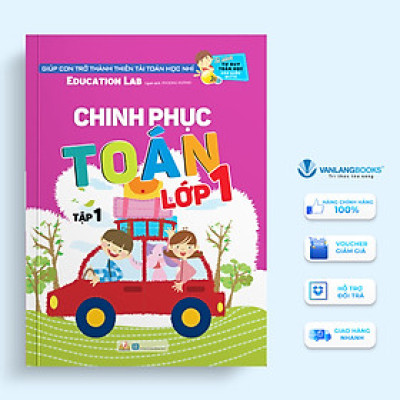 Tủ Sách Tư Duy Toán Học Hàn Quốc - Chinh Phục Toán Lớp 1 Tập 1 - Vanlangbooks