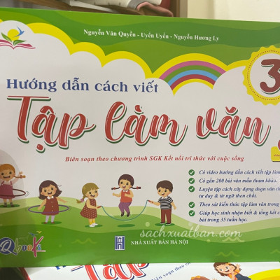Sách Hướng dẫn cách viết TẬP LÀM VĂN Lớp 3 - Kết nối tri thức với cuộc sống - Cả năm (1 cuốn)