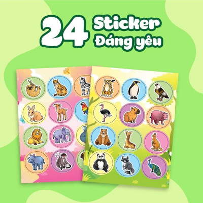 Sách - Tô Màu Khám Phá - Vườn Thú Ngộ Nghĩnh - Megabook
