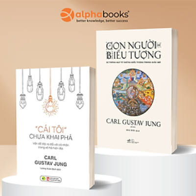 Bộ Sách Kinh Điển Khai Phá Nội Tâm Cùng Carl Jung: Con Người Và Biểu Tượng - Nhã Nam + Cái Tôi Chưa Khai Phá - Bách Việt