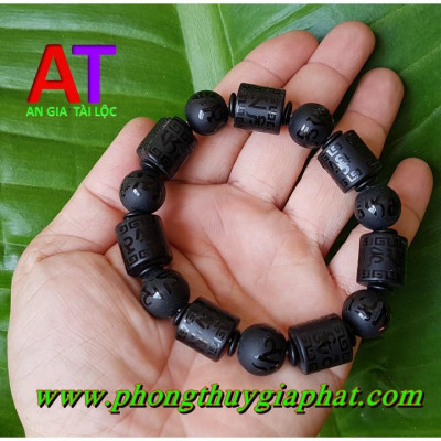 VÒNG ĐEO TAY NÚI LỬA ĐỐT TRÚC (OBISIDAN) 14LI