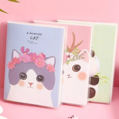 Sổ Tay Bìa Dẻo A6 Chống Thấm Nước Dòng Kẻ Ngang 140 Trang