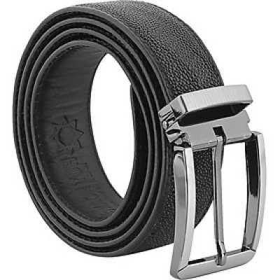 Thắt Lưng Nam Da Cá Đuối Đầu Kim Huy Hoàng HT4503 - Đen