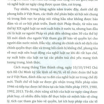 Luật Sư Và Nghề Luật Sư Ở Việt Nam