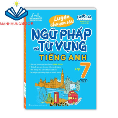 Sách - Combo 2c golbal sucess Luyện chuyên sâu ngữ pháp và từ vựng tiếng anh lớp 7 t1+t2